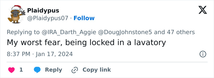 &ldquo;We Tried Our Best&rdquo;: Passenger Trapped In Airplane&rsquo;s Toilet Receives Defeated Note From Cabin Crew 