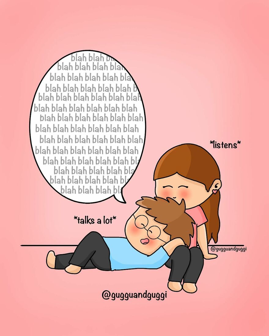 These Comics Beautifully Summarize A Couple's Everyday Life (100 Pics)