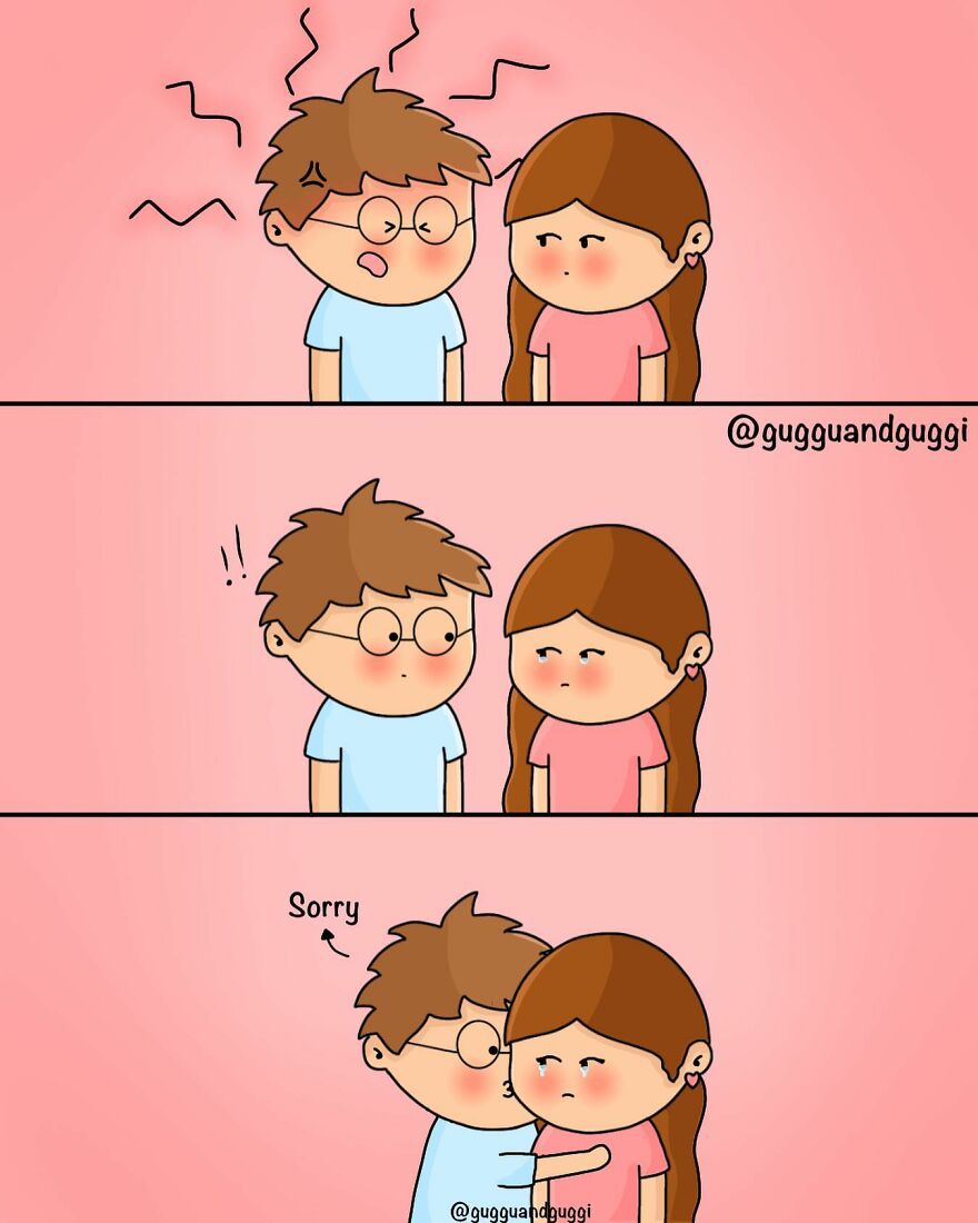 These Comics Beautifully Summarize A Couple's Everyday Life (100 Pics)