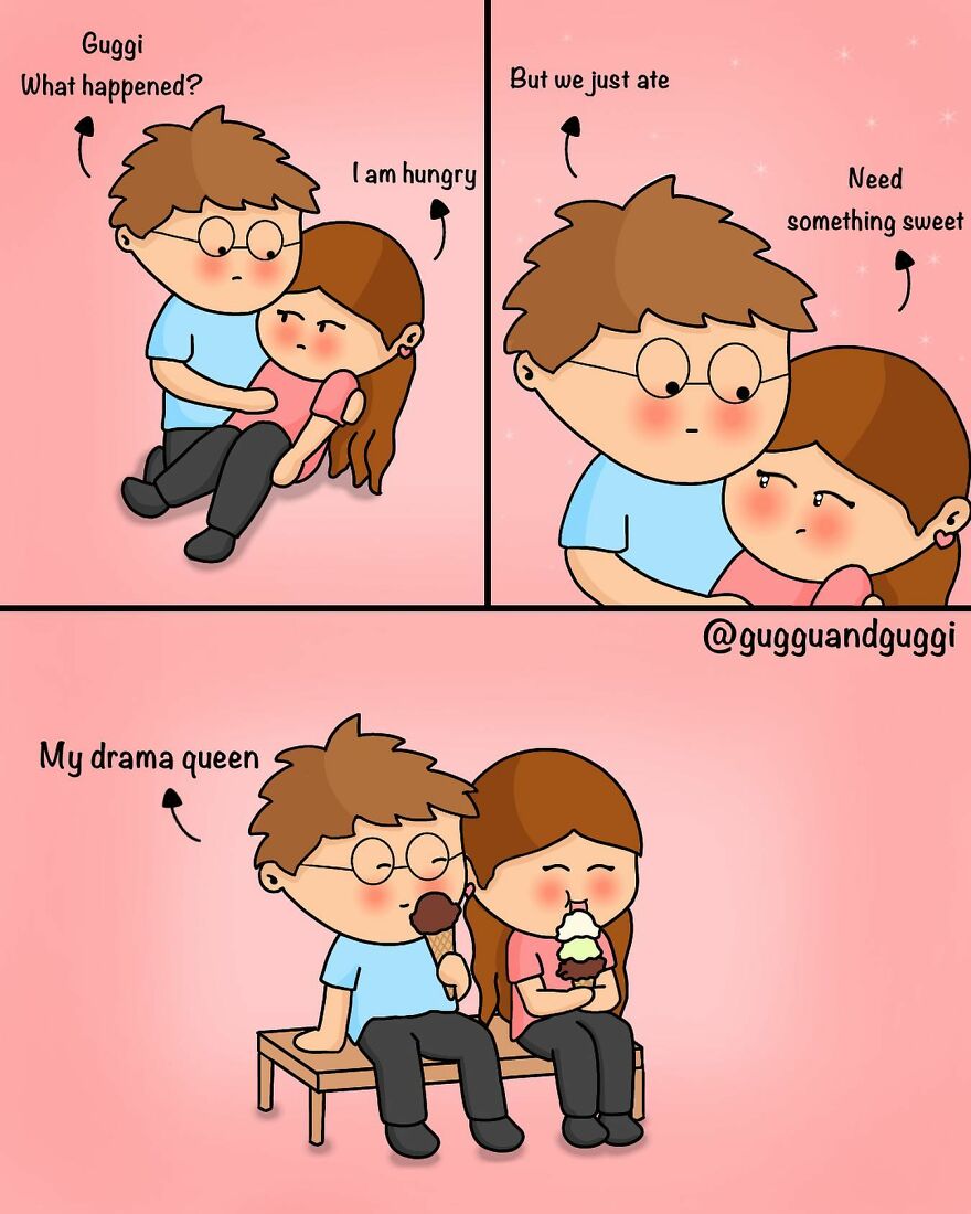 These Comics Beautifully Summarize A Couple's Everyday Life (100 Pics)