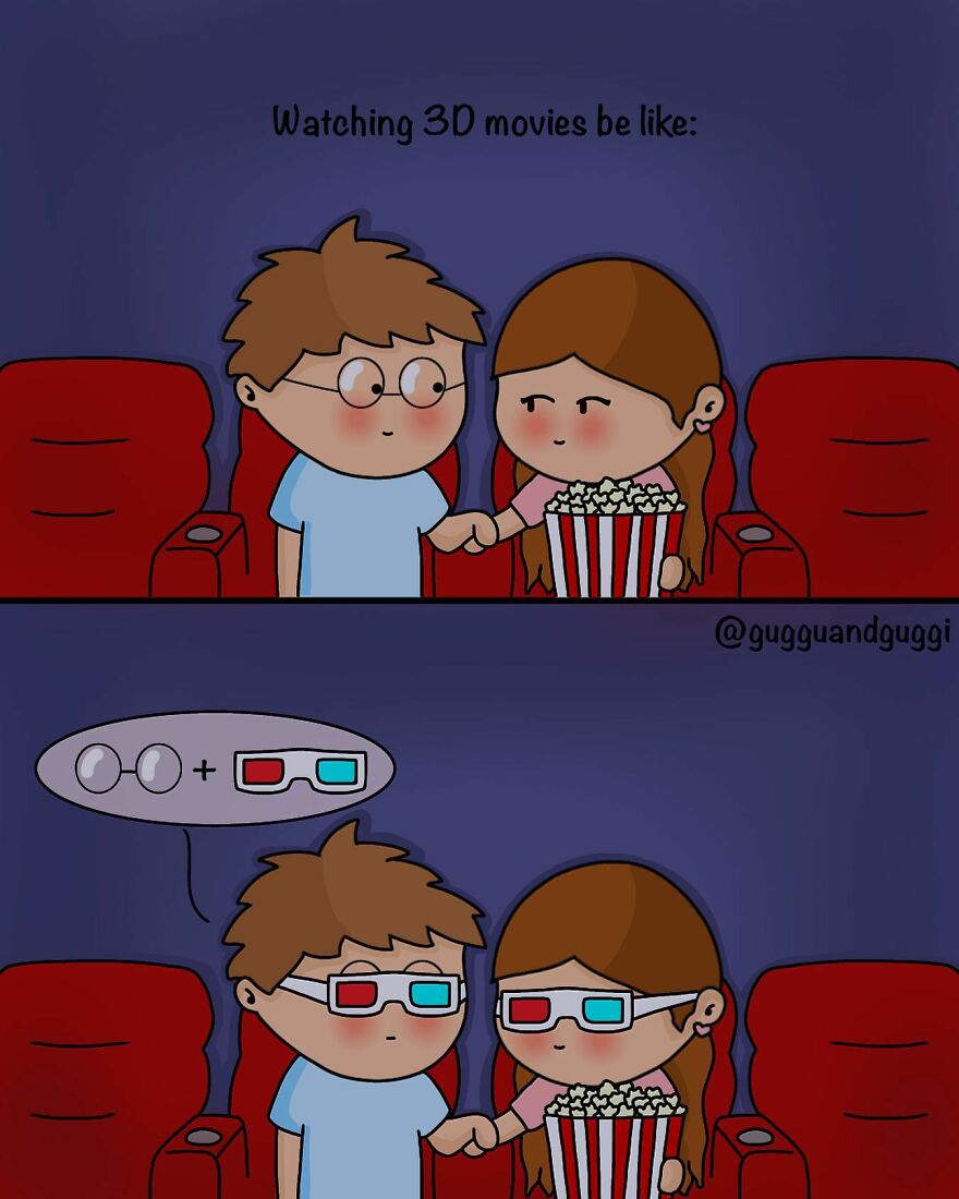 These Comics Beautifully Summarize A Couple's Everyday Life (100 Pics)