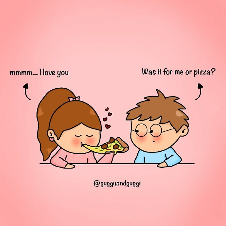 These Comics Beautifully Summarize A Couple's Everyday Life (100 Pics)