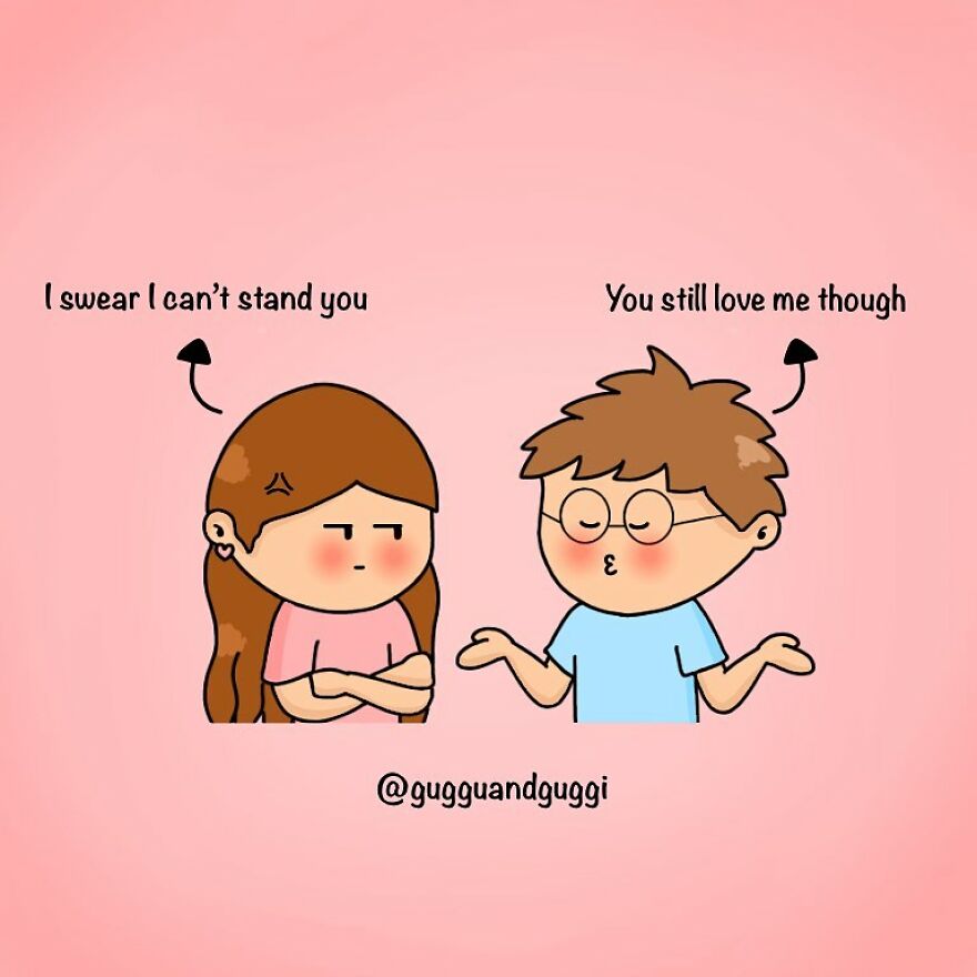 These Comics Beautifully Summarize A Couple's Everyday Life (100 Pics)