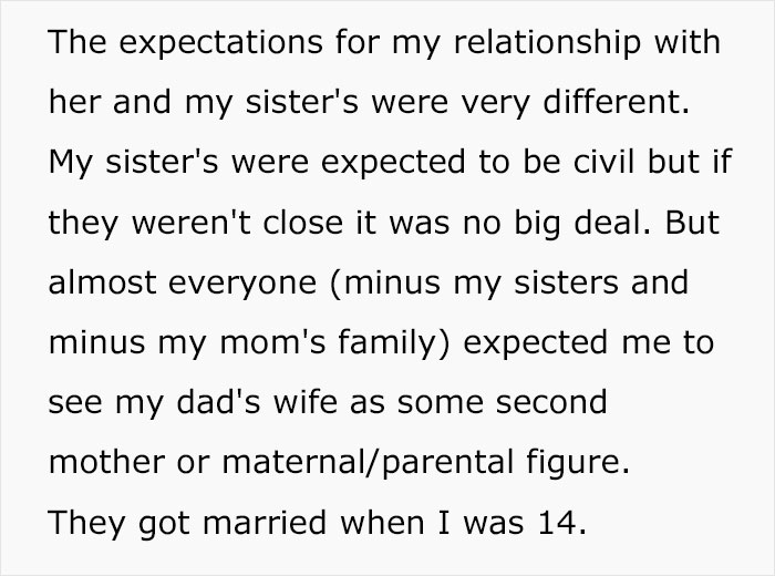 Teen Has A Meltdown During Family Christmas After Her Dad's New Wife Tries To Become Her Mom Teen Has A Meltdown During Family Christmas After Her Dad's New Wife Tries To Become Her Mom