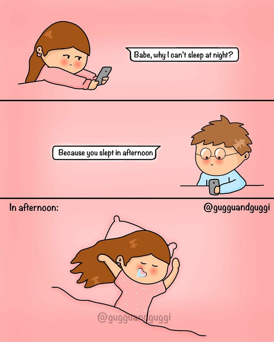 These Comics Beautifully Summarize A Couple's Everyday Life (100 Pics)
