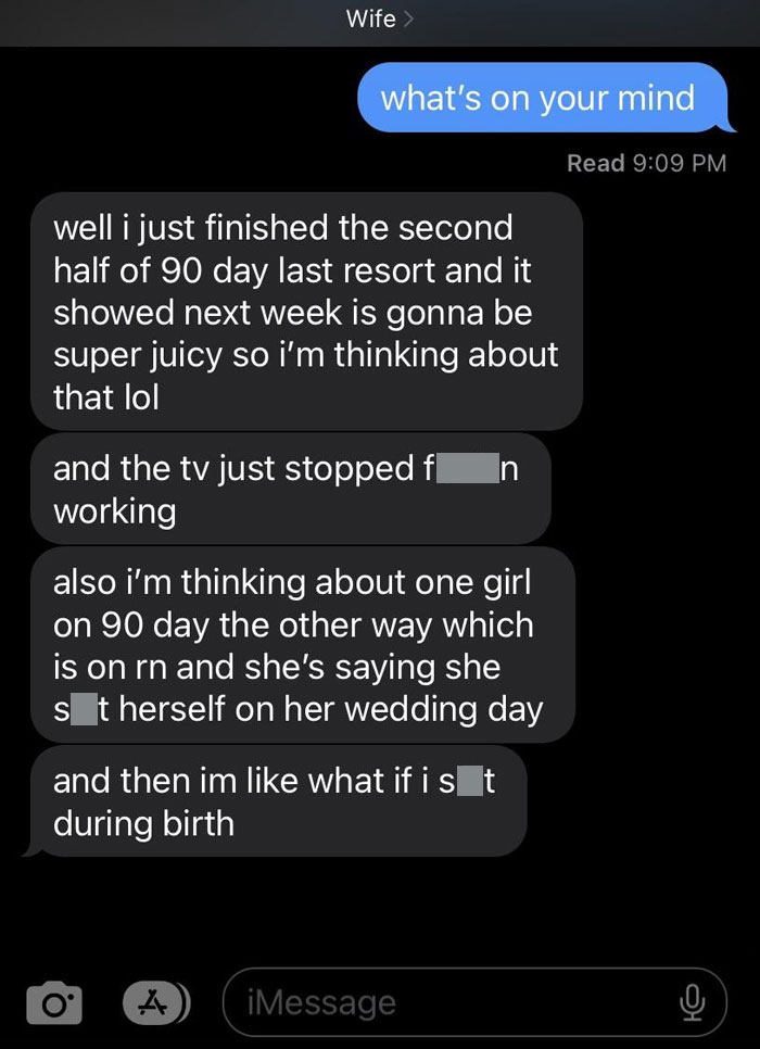 I Asked My Wife What’s On Her Mind, Super Juicy