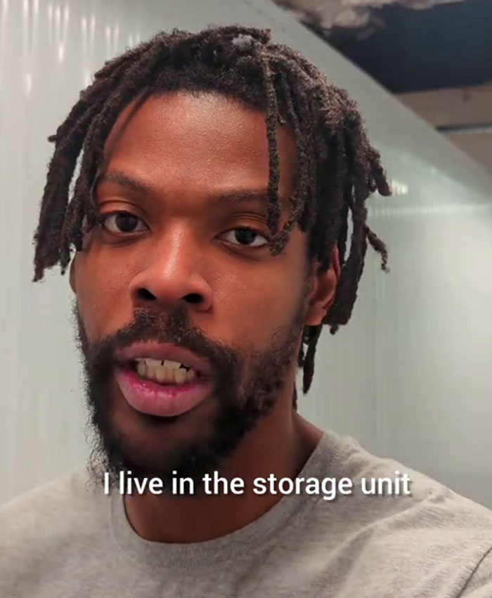 Guy Shares That He Lives In A Storage Unit, Because It's Much Cheaper Than An Apartment