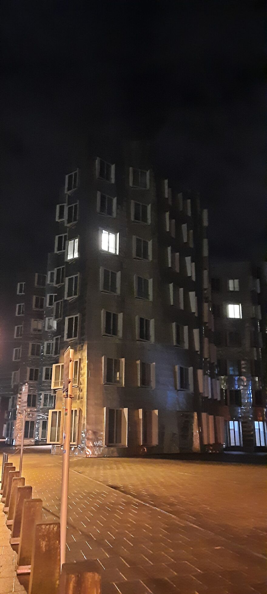 The 3 Frank Gehry Art Building, Called Neuer Zollhof