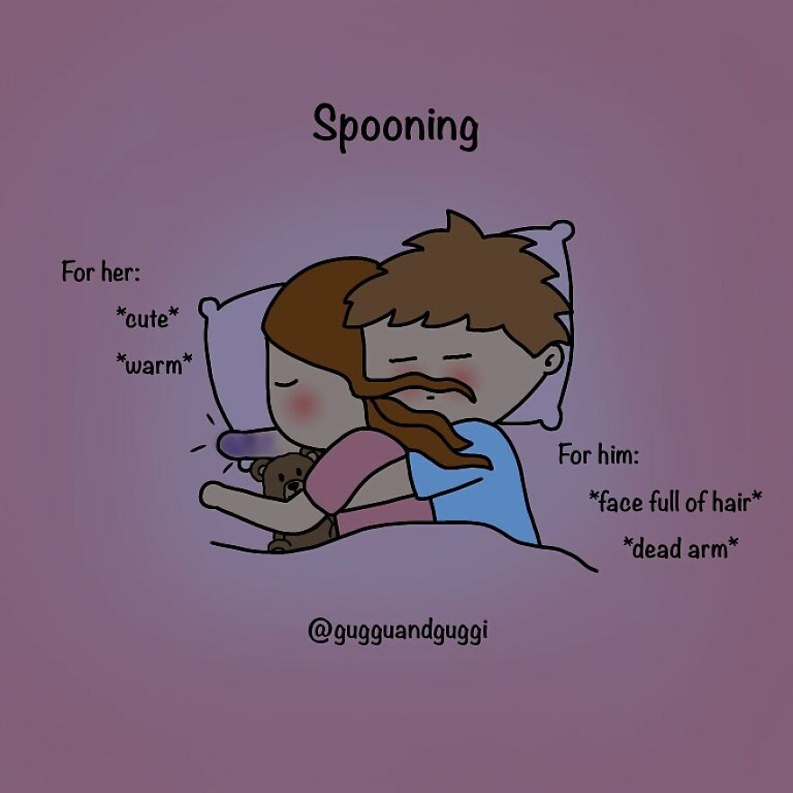 These Comics Beautifully Summarize A Couple's Everyday Life (100 Pics)