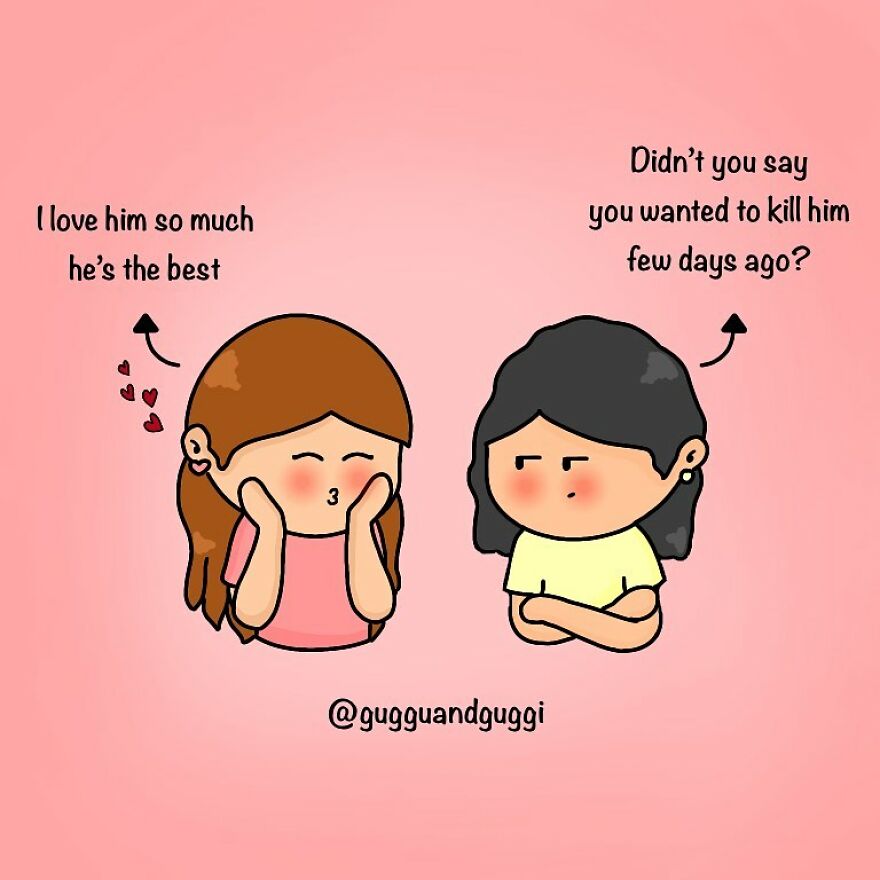 These Comics Beautifully Summarize A Couple's Everyday Life (100 Pics)