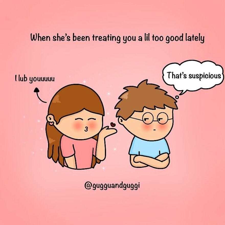 These Comics Beautifully Summarize A Couple's Everyday Life (100 Pics)