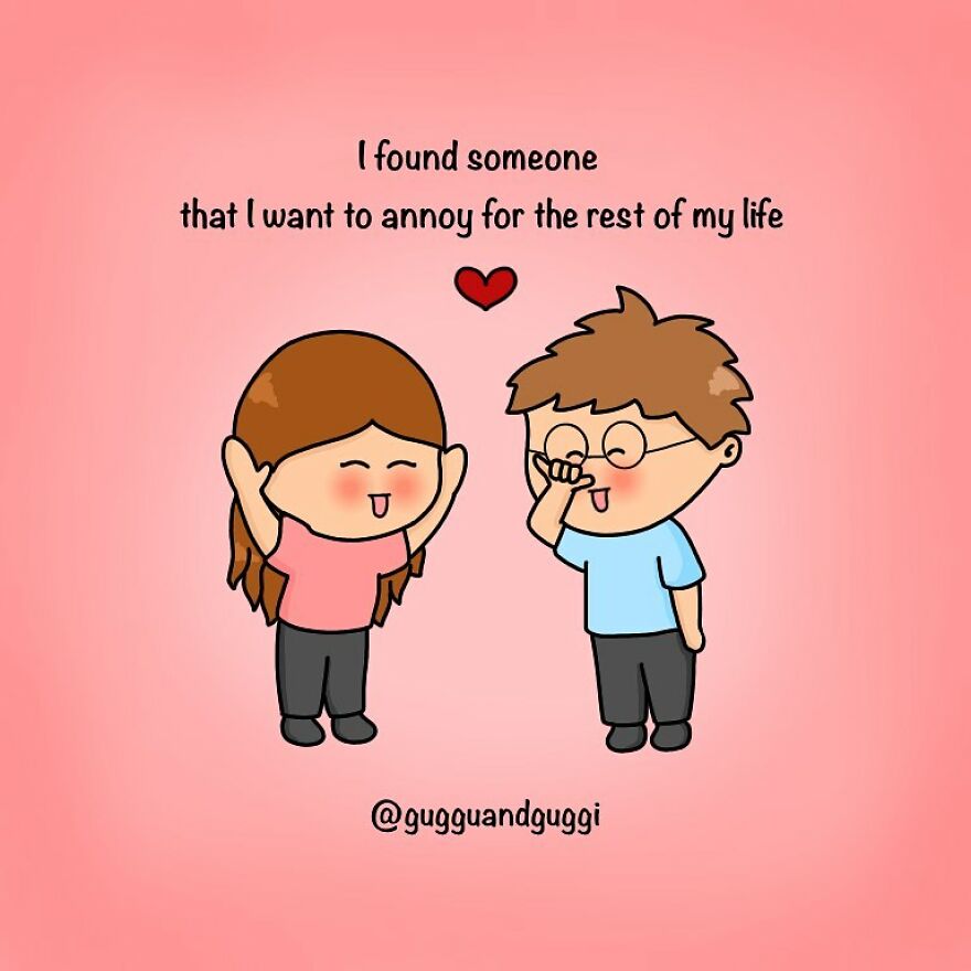 These Comics Beautifully Summarize A Couple's Everyday Life (100 Pics)