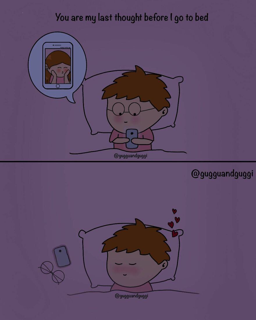 These Comics Beautifully Summarize A Couple's Everyday Life (100 Pics)