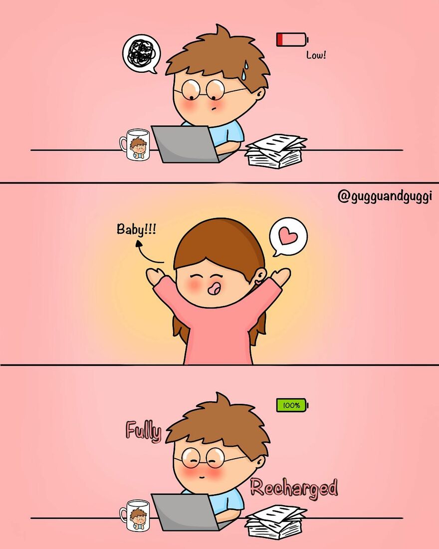 These Comics Beautifully Summarize A Couple's Everyday Life (100 Pics)