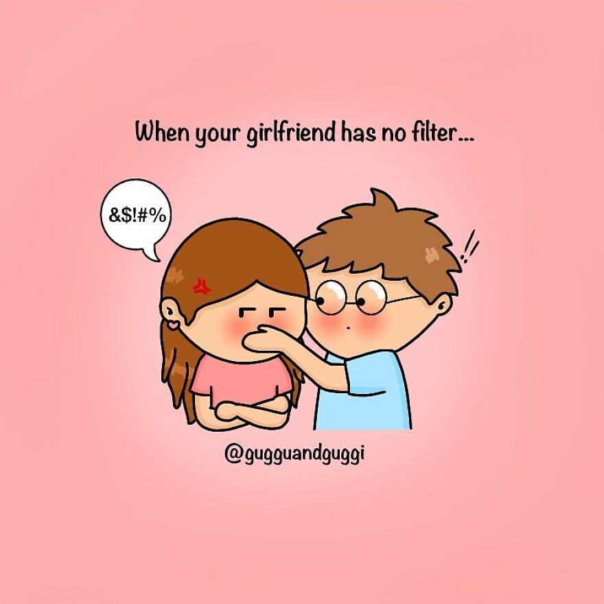 These Comics Beautifully Summarize A Couple's Everyday Life (100 Pics)