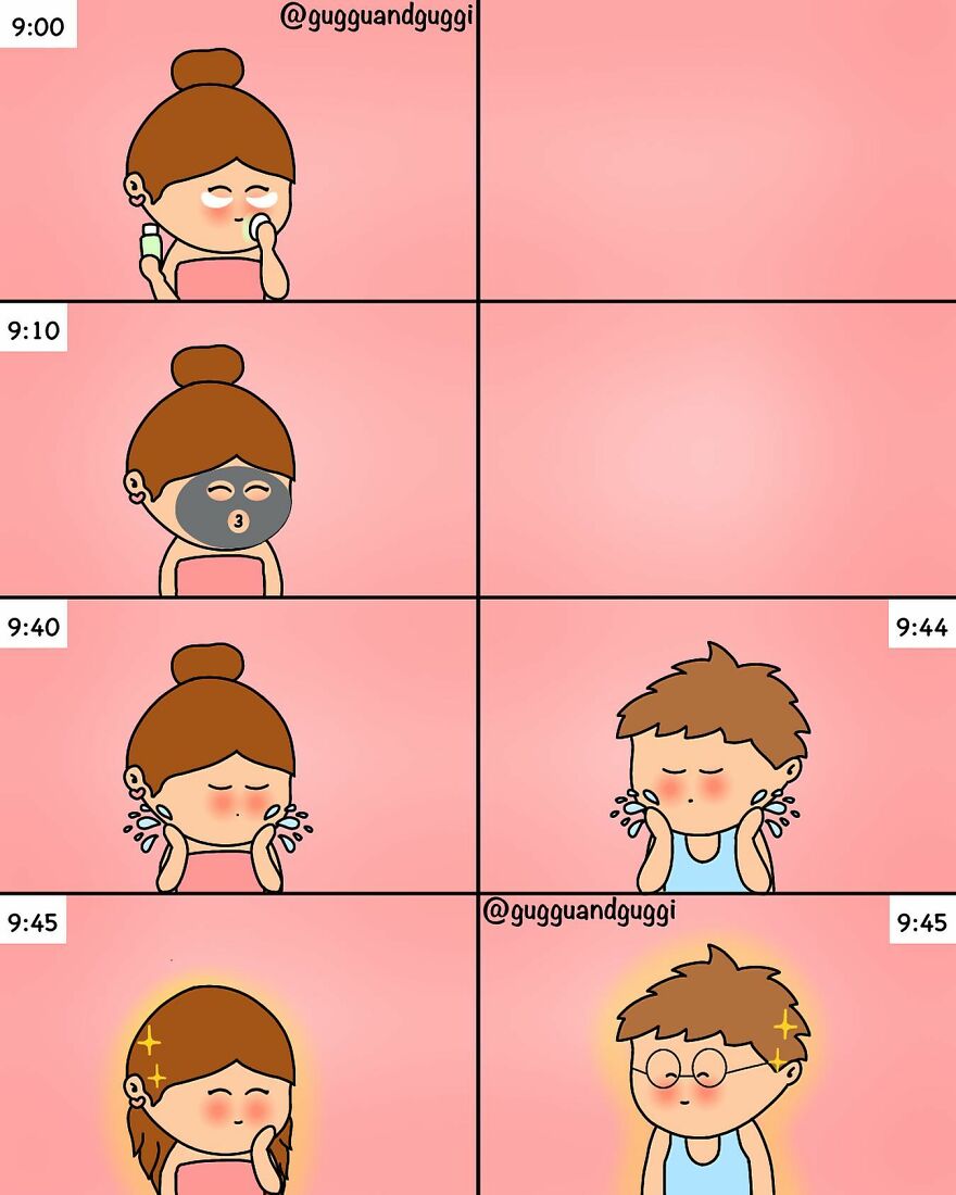 These Comics Beautifully Summarize A Couple's Everyday Life (100 Pics)