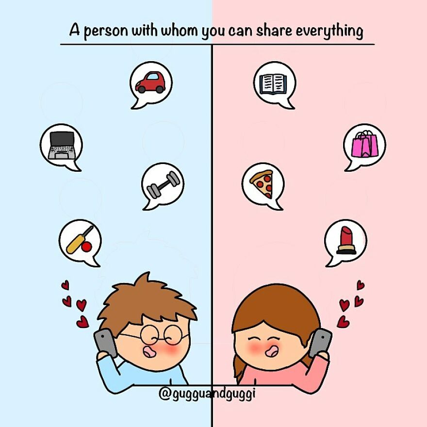 These Comics Beautifully Summarize A Couple's Everyday Life (100 Pics)