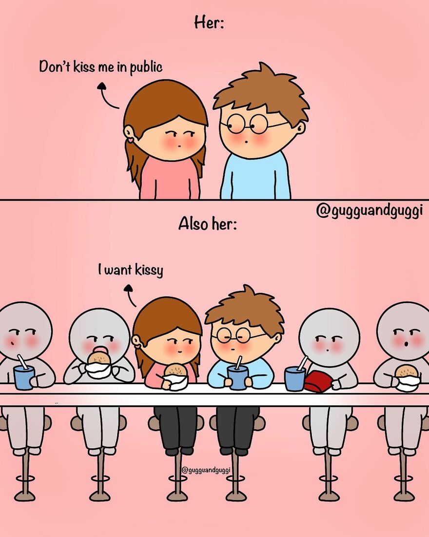 These Comics Beautifully Summarize A Couple's Everyday Life (100 Pics)