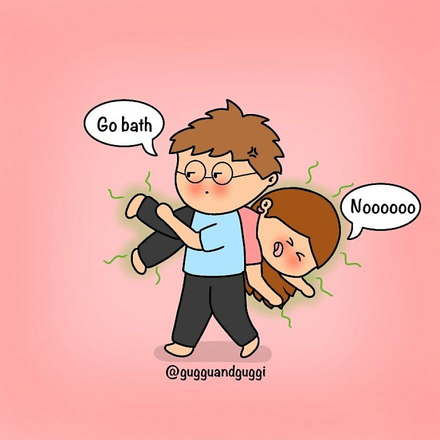 These Comics Beautifully Summarize A Couple's Everyday Life (100 Pics)