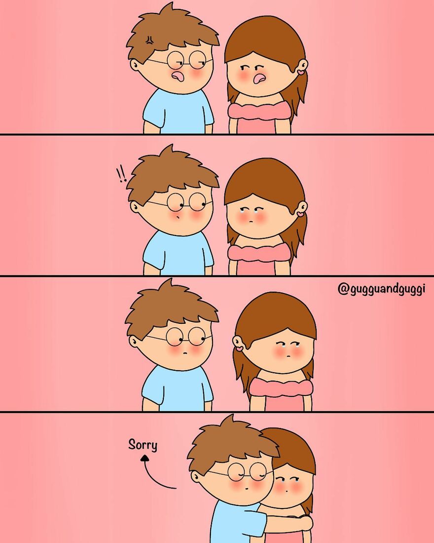 These Comics Beautifully Summarize A Couple's Everyday Life (100 Pics)