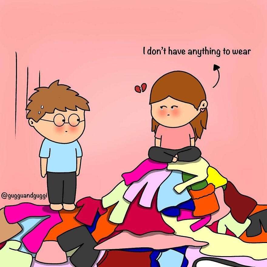 These Comics Beautifully Summarize A Couple's Everyday Life (100 Pics)