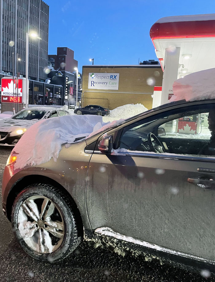 "Don't Worry, It Will Blow Off Once We Hit The Highway"