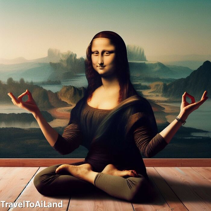 Mona Lisa: Moments After The Doodle (9 Pics)