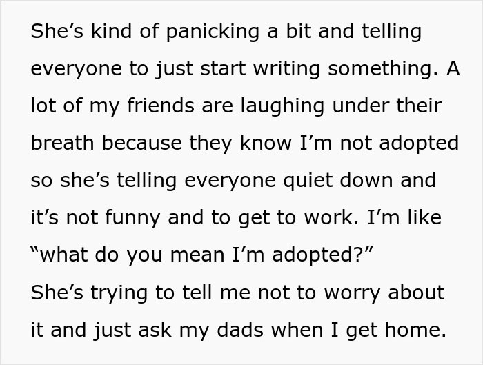 &ldquo;What Do You Mean I&rsquo;m Adopted?&rdquo;: Student Embarrasses Teacher For Making Assumptions