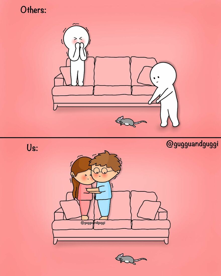 These Comics Beautifully Summarize A Couple's Everyday Life (100 Pics)