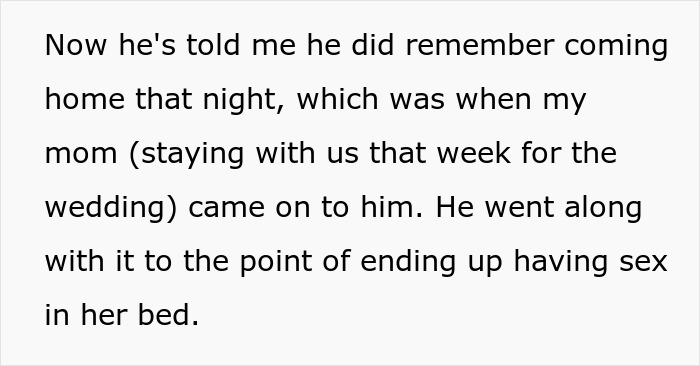 Mom Refuses To Admit She Slept With Daughter&rsquo;s Husband Hours Before They Were To Be Married