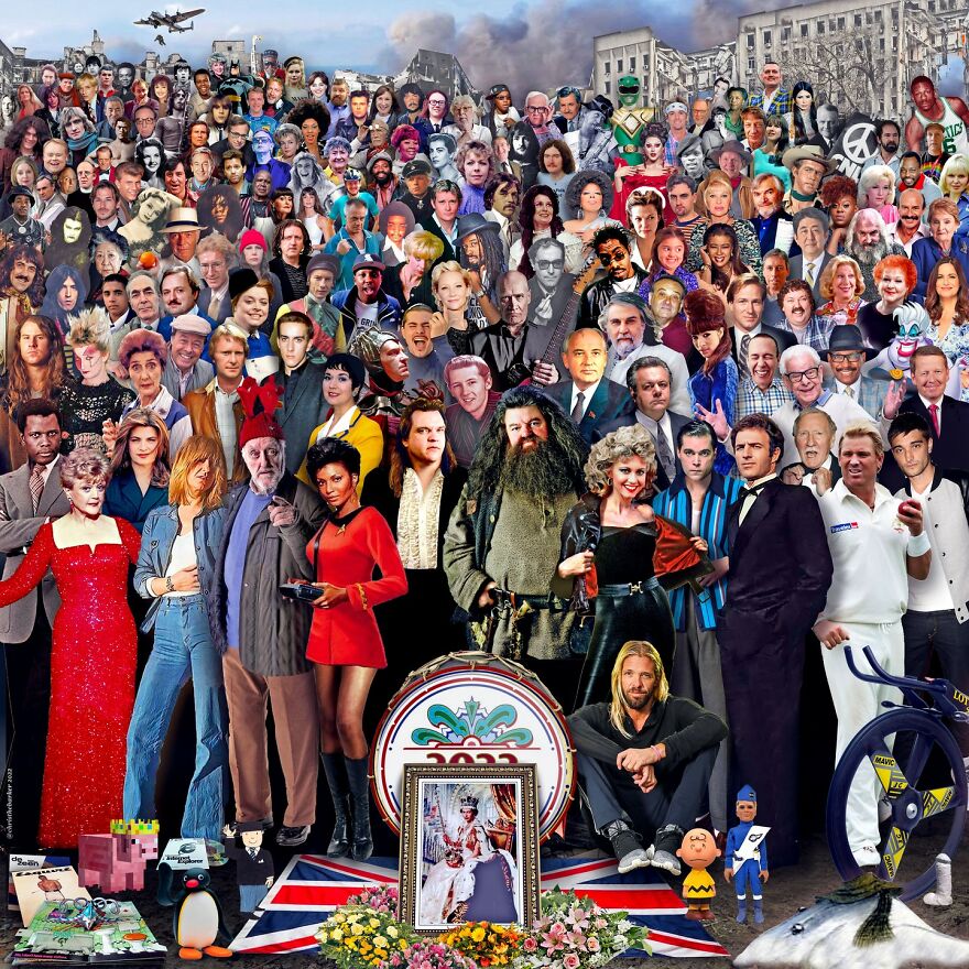 2016-2023 Tribute To Famous People Who Passed Away Inspired By Sgt. Pepper’s Album Cover By This Artist 2016-2023 Tribute To Famous People Who Passed Away Inspired By Sgt. Pepper’s Album Cover By This Artist