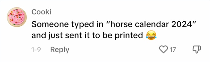 Woman Thinks She Bought A Simple Horse Calendar, Starts Noticing Odd Things Pop Up Woman Thinks She Bought A Simple Horse Calendar, Starts Noticing Odd Things Pop Up