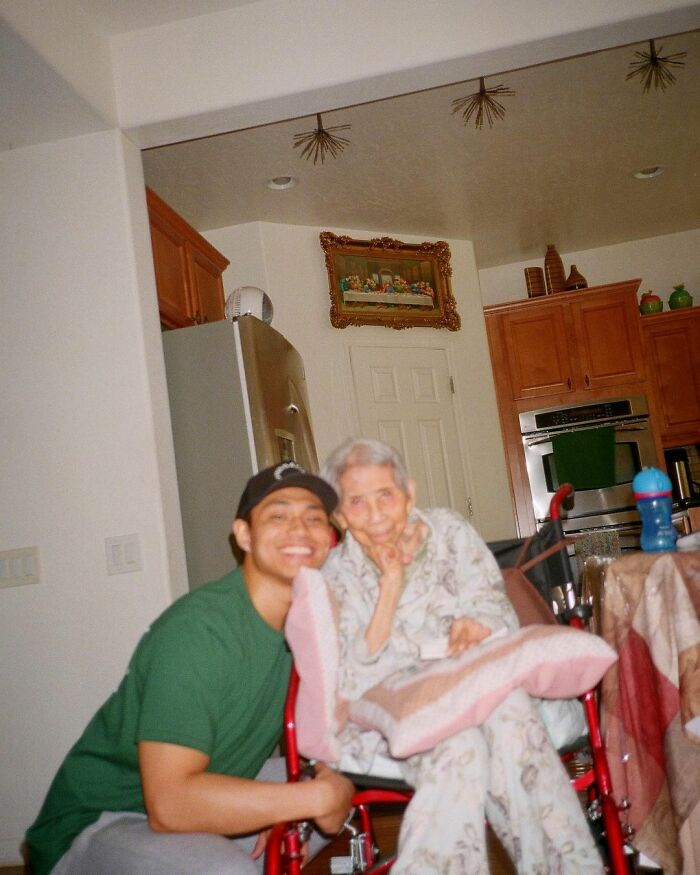 Young Man Shares Heartwarming Snippets From His Daily Life As 96 Y.O. Grandma's Full-Time Caretaker
