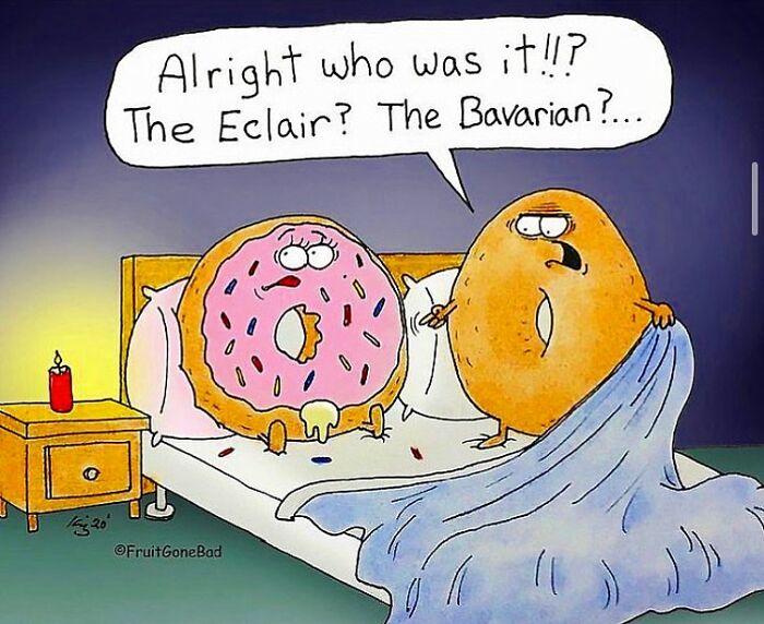 Cartoonist Draws 22 Absurd Comics Using Food Characters Weird Conservations (New Pics)