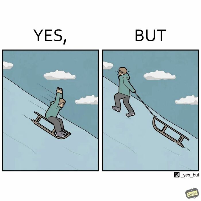 29 “Yes But” Comics That Show The Same Situation From Two Opposite Sides (New Pics)