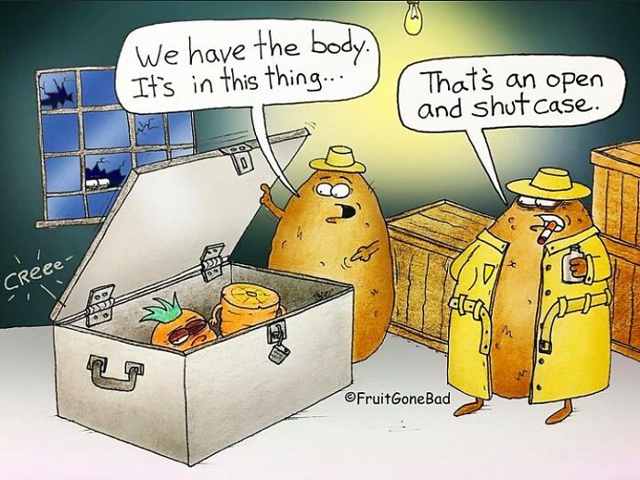 Cartoonist Draws 22 Absurd Comics Using Food Characters Weird Conservations (New Pics)