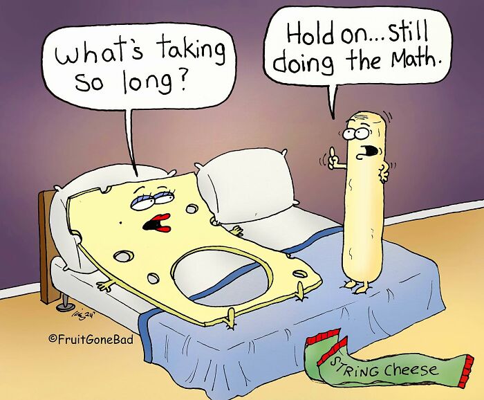 Cartoonist Draws 22 Absurd Comics Using Food Characters Weird Conservations (New Pics)