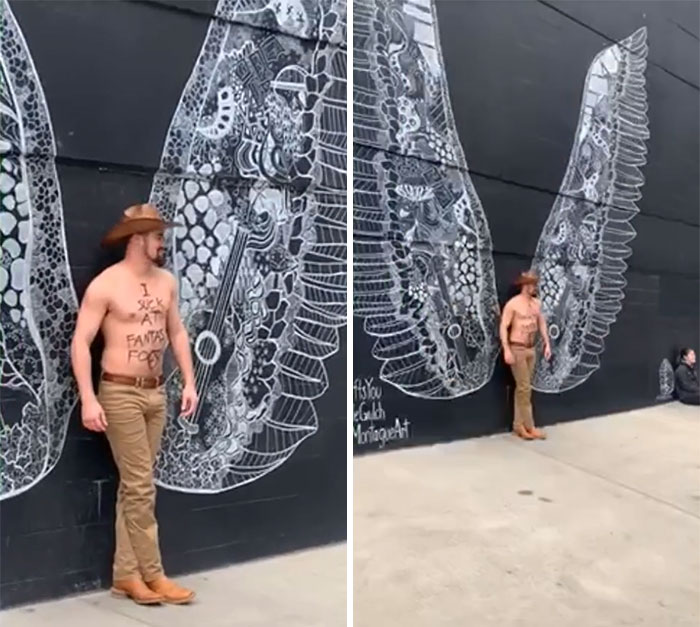 Did He Lose A Bet? You Bet He Did