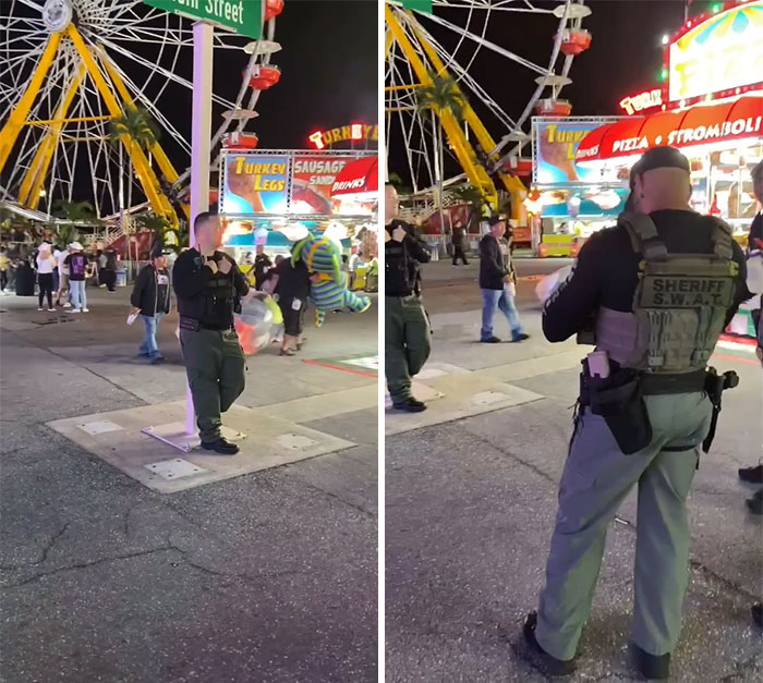 He’s Doing The Pensive Police Pose. Dark, Broody, Effective