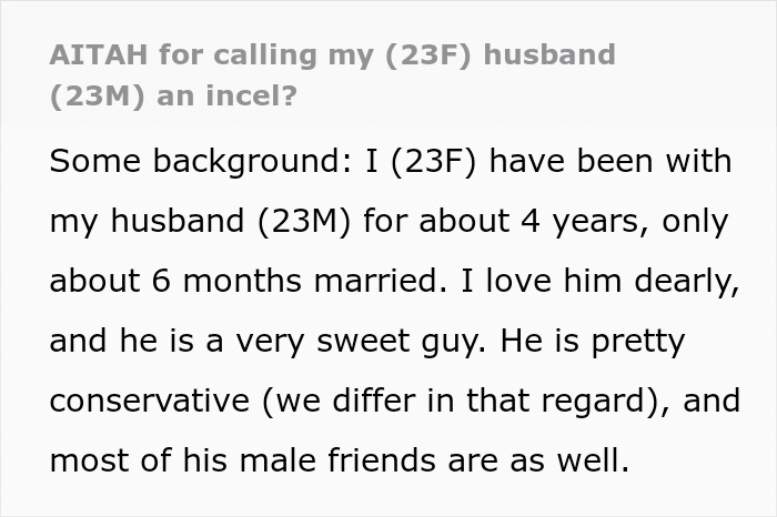 &ldquo;Stop Being An Incel&rdquo;: Wife Done With Husband Putting Alpha-Male Influencer&rsquo;s Needs First