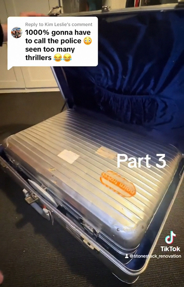 Internet Urges Couple To Leave Home After Finding Suitcase With Eerie Contents While Renovating Internet Urges Couple To Leave Home After Finding Suitcase With Eerie Contents While Renovating