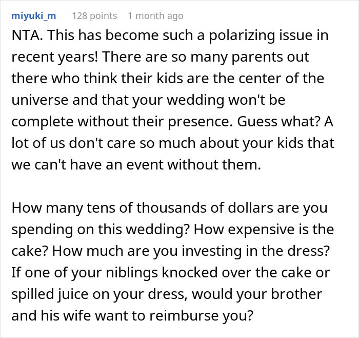 Bride Refuses To Make An Exception For SIL&rsquo;s 4 Kids At Her Child-Free Wedding, Drama Ensues