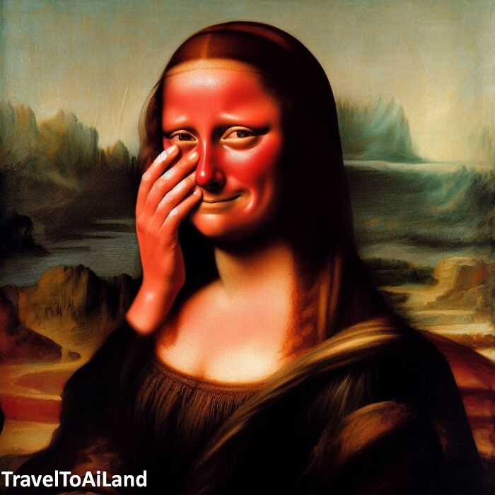 Mona Lisa: Moments After The Doodle (9 Pics)