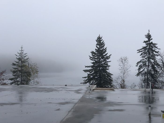 The Cement Floor To Our House Being Built