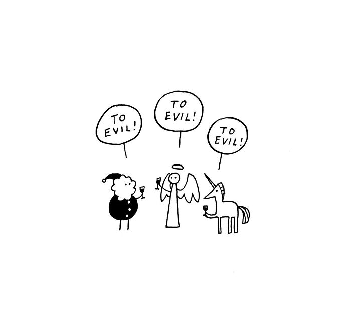 Dark Humor Comic By Hugleikur Dagsson