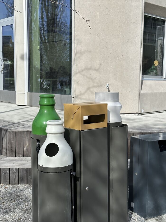These Bins In Sweden Show You What To Recycle