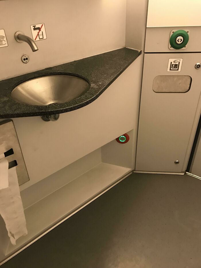 In Belgian Train’s Toilets There Is A Sos Button Close To The Ground In Case People Fall And Can’t Get Up