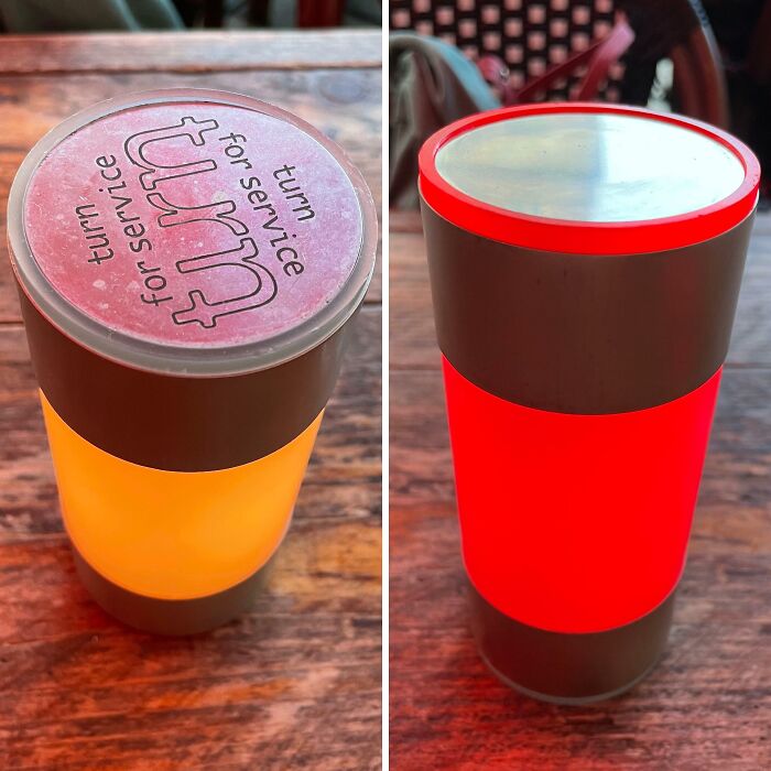 Lights To Silently Get Your Waiter's Attention In Maastricht, Netherlands