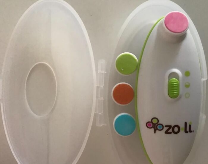 Wave Hello To Squirm-Proof Nail Trimming Sessions With The Electric Baby Nail Trimmer, Because You Should Be Playing Peekaboo, Not Peeka-Boo-Boo With Your Little One's Fingers.