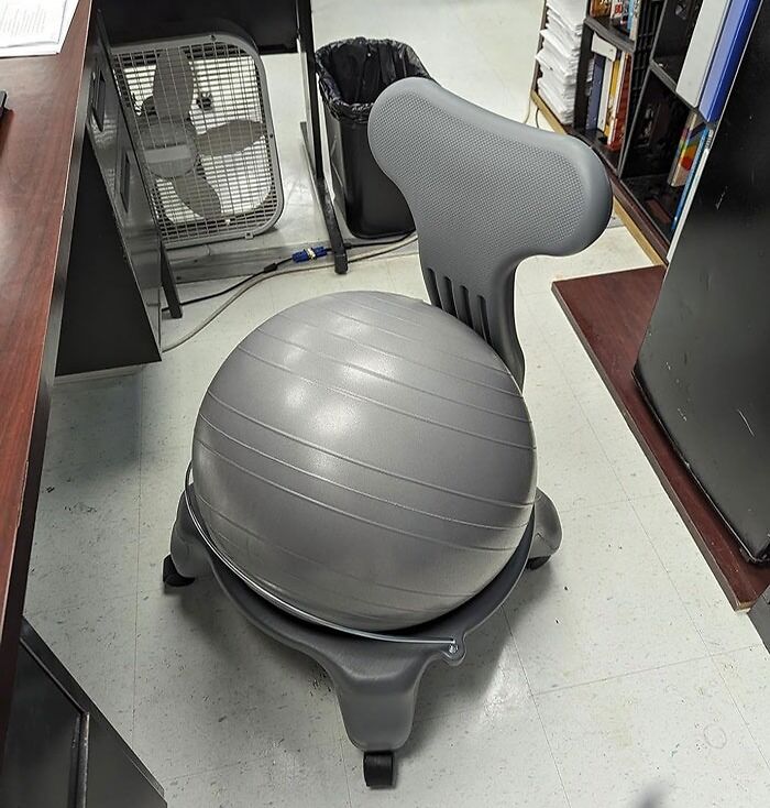 Bounce, Balance, And Boost Productivity With The Classic Balance Ball Chair
